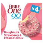 Fibre One 90 Calorie Strawberry & Cream Flavour Doughnuts 4x23g