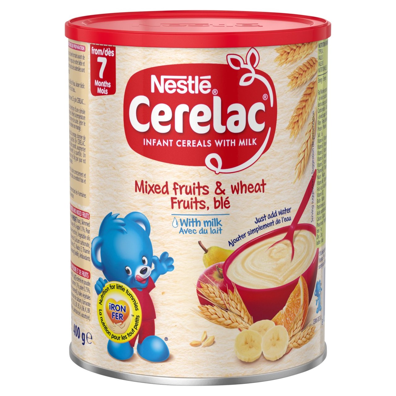 Cerelac Mixed Fruits & Wheat Infant Cereal with milk 7 mths+ 