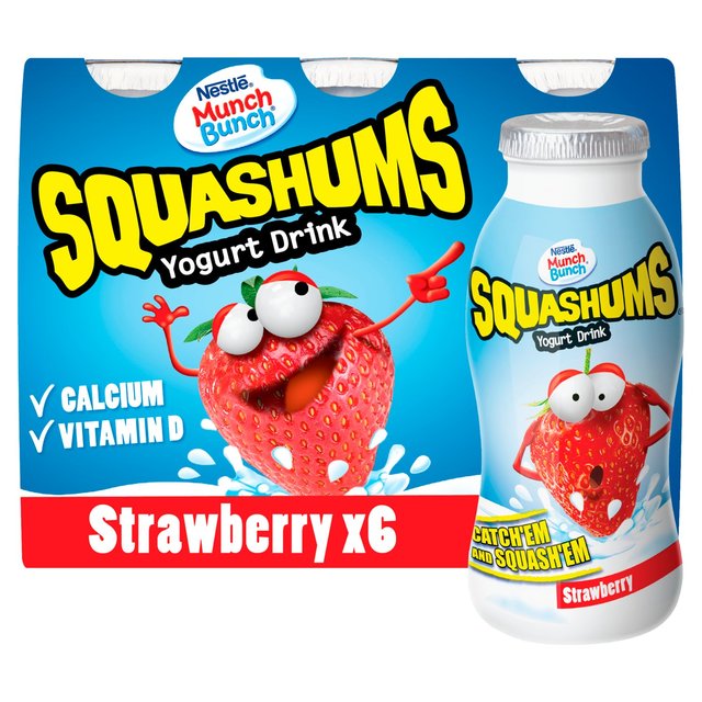 Munch Bunch Squashums Yoghurt Drink  6 x 90g