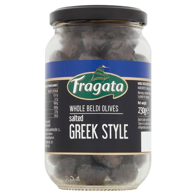 Fragata Stone In Beldi Dry, Salted, Greek Style Olives (250g)  250g