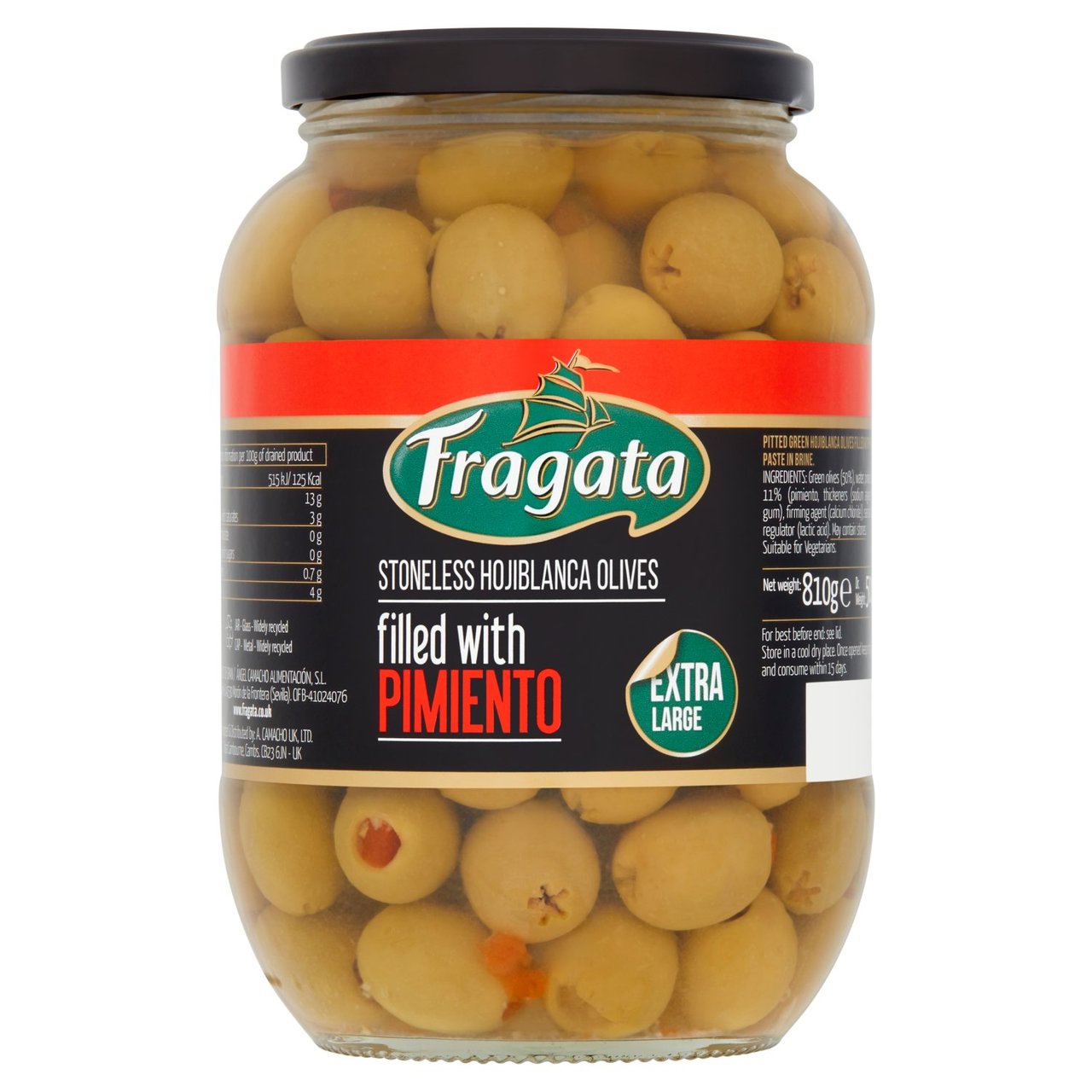 Fragata Pimiento Filled Olives