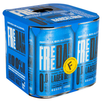 Free Damm 0% Lager 4 x 330ml