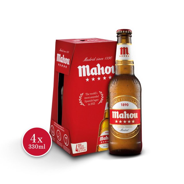 Mahou Cinco Estrella Lager Beer