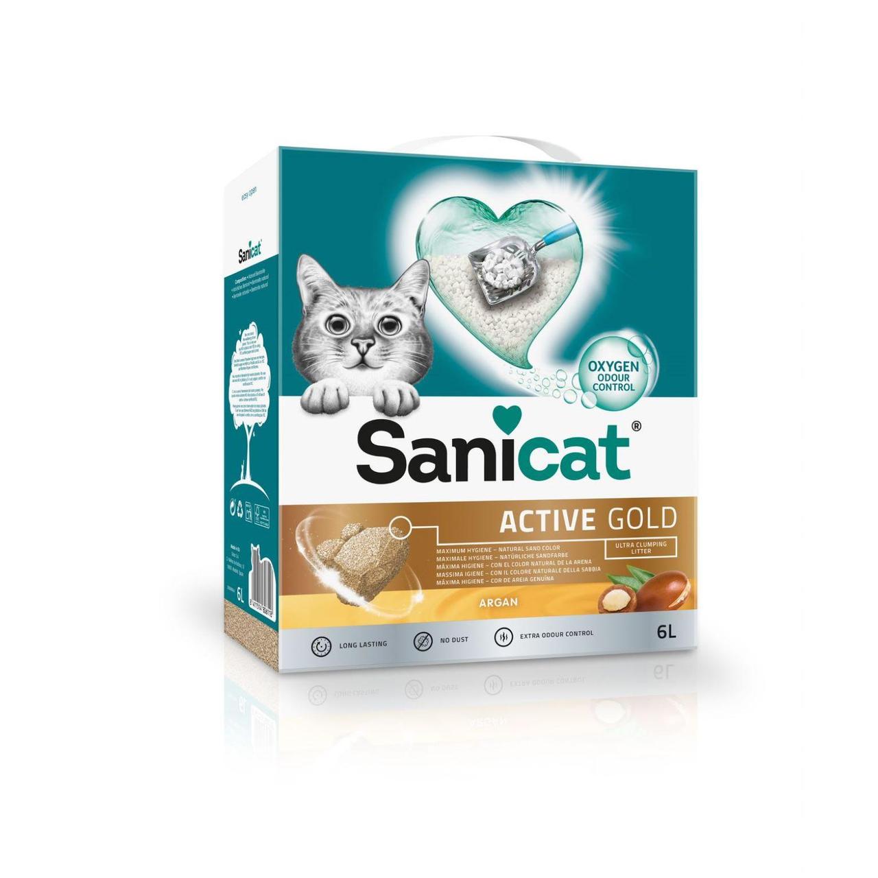 Sanicat Active Gold Ultra Clumping Argan Cat Litter