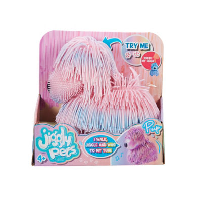 Jiggly Pets Puppy - Pink Pearlescent