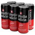 Estrella Galicia Spanish World Lager Beer Cans 6x330ml