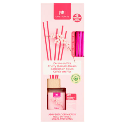 Cristalinas Reed Diffuser, Cherry Blossom