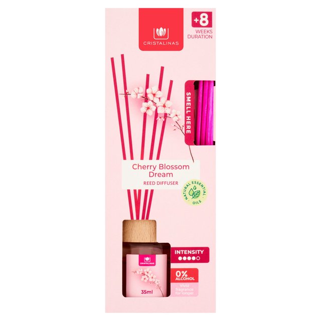 Cristalinas Cherry Blossom Dream Reed Diffuser  35ml