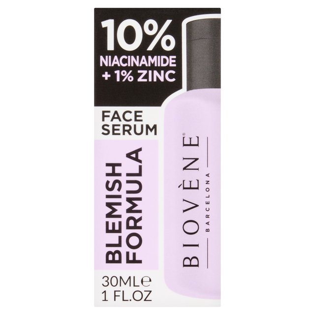 Biovene Blemish 10% Niacinamide + 1% Zinc Facial Serum Treatment  30ml