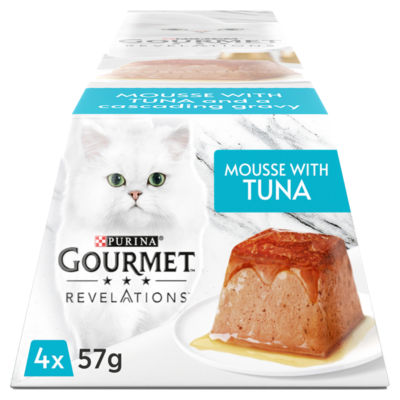 Gourmet Revelations Mousse Tuna Wet Cat Food 4 x 57g