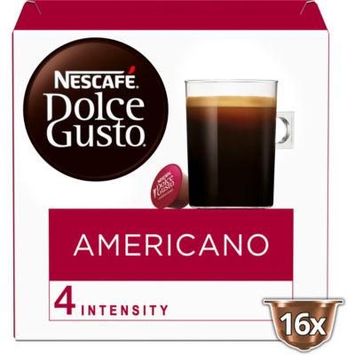 Nescafe Dolce Gusto Americano Coffee 16 Pods 136g