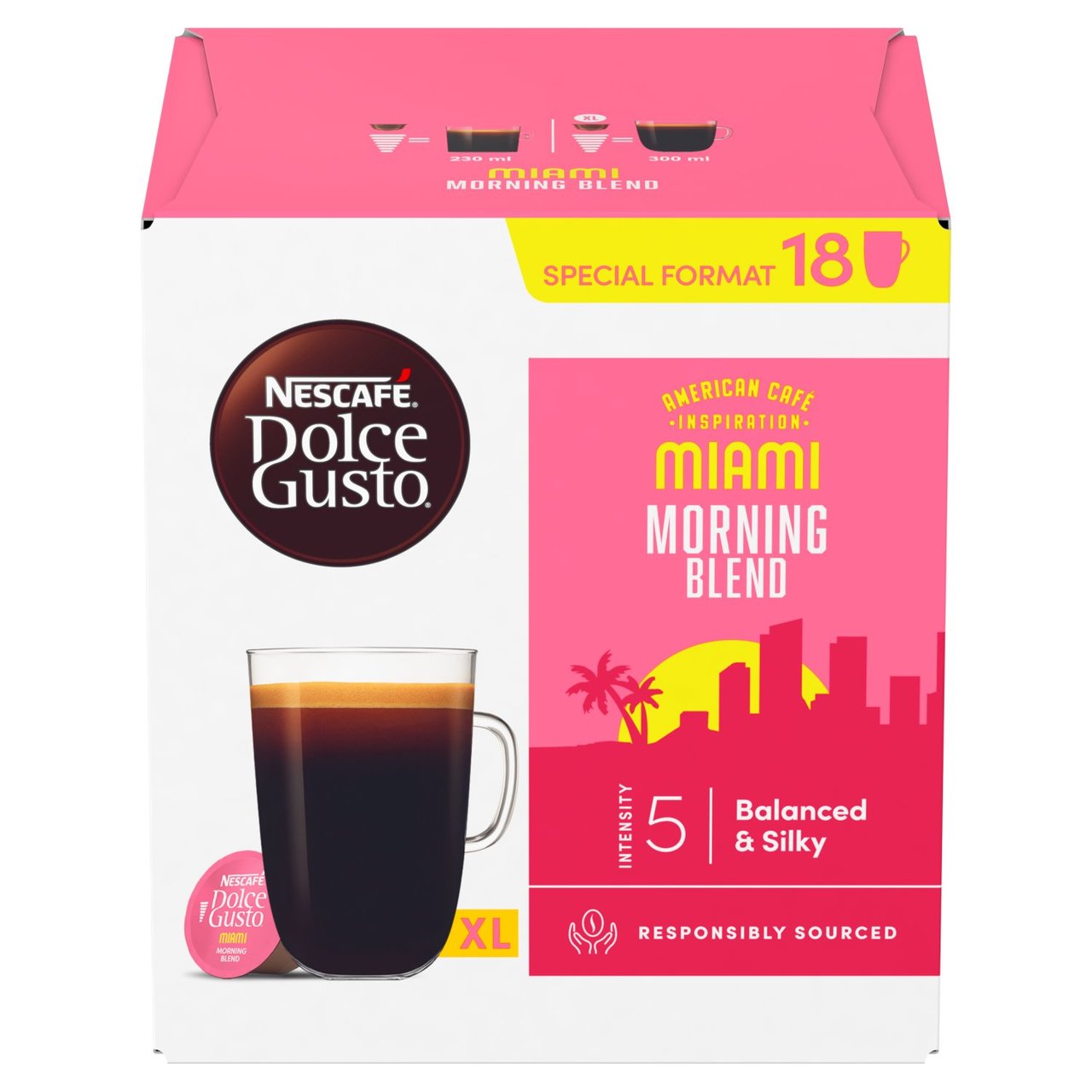 Nescafe Dolce Gusto Grande Miami 18 Coffee Pods