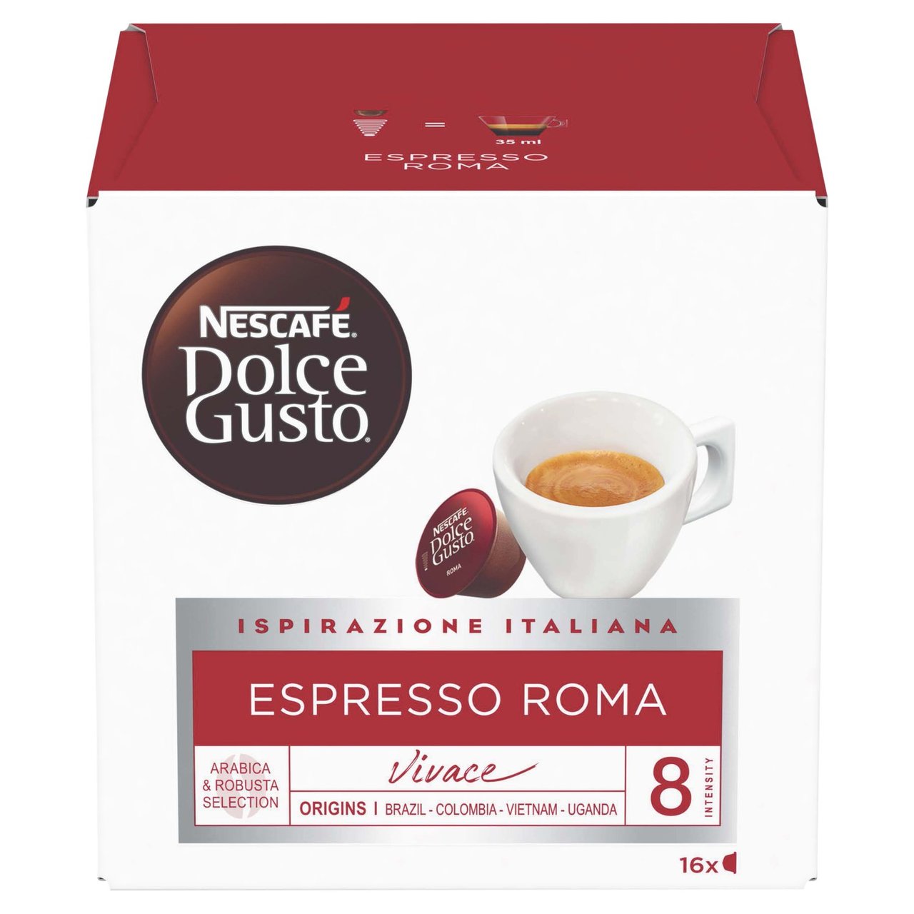 Nescafe Dolce Gusto Roma 16 Coffee Pods