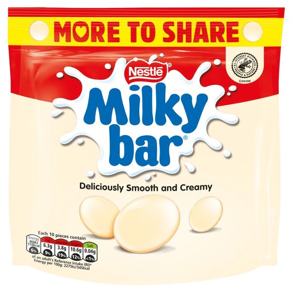 Milkybar White Chocolate Giant Buttons Sharing Bag