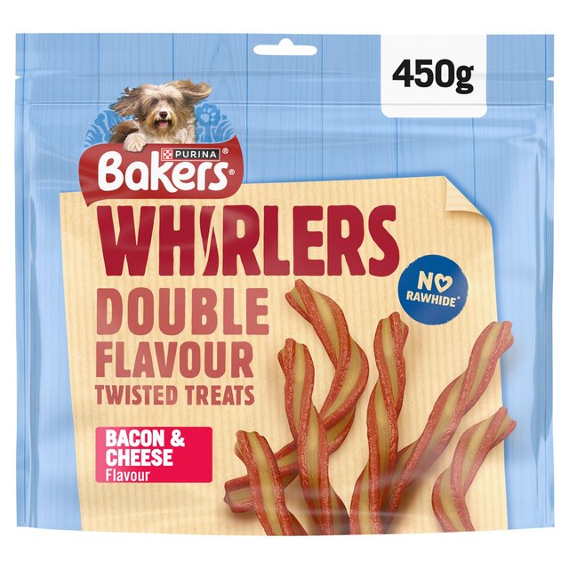 Bakers Bacon & Cheese Whirlers  450g