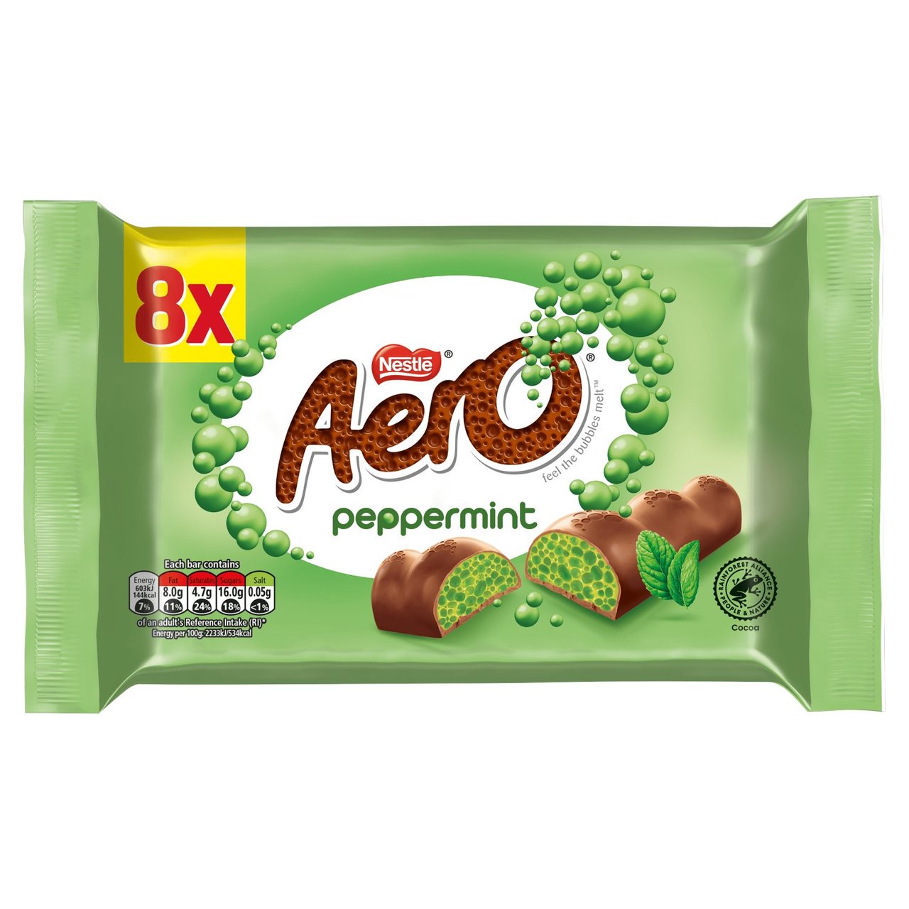 Aero Bubbly Bar Peppermint Multipack