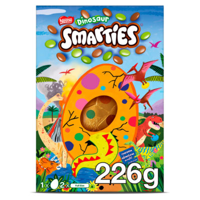 Smarties Dinosaur Milk Chocolate Giant Easter Egg  226g