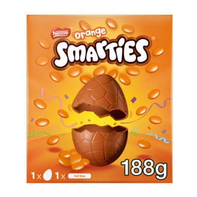 Smarties Orange Large Easter Egg