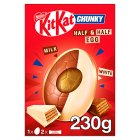 KitKat Chunky Milk & White Chocolate Giant Easter Egg 230g