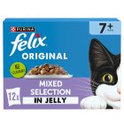 Felix Original Senior 7+ Mixed Selection In Jelly Wet Cat Food 12 x 85g