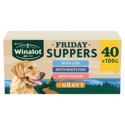 Winalot Friday Suppers in Gravy 40x100g (4000g)