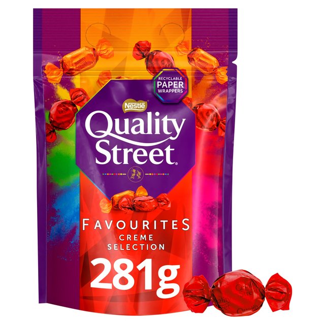 Quality Street Mixed Cremes Pouch  281g