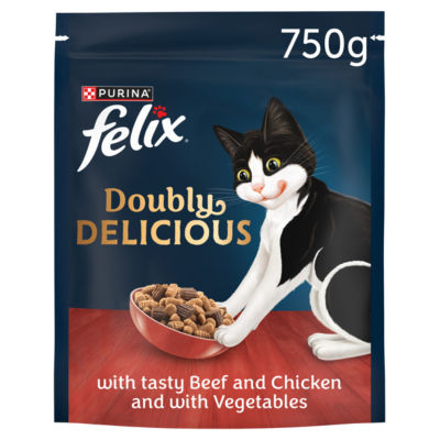 Felix with Tasty Beef and Chicken and with Vegetables 750g