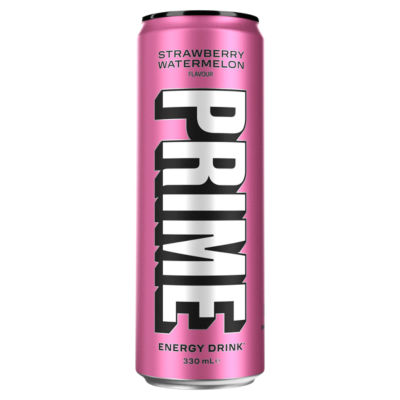 Prime Strawberry Watermelon Flavour Energy Drink 330ml