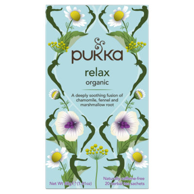 Pukka Relax Organic Herbal Tea Bags 20 Per Pack 40g