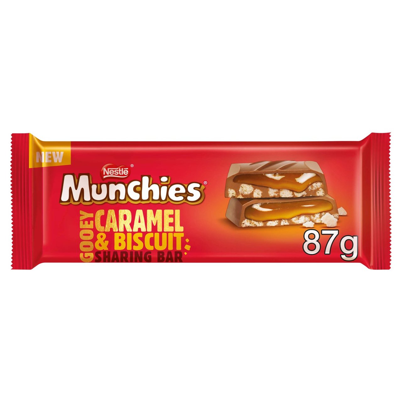 Munchies Caramel Biscuit Block