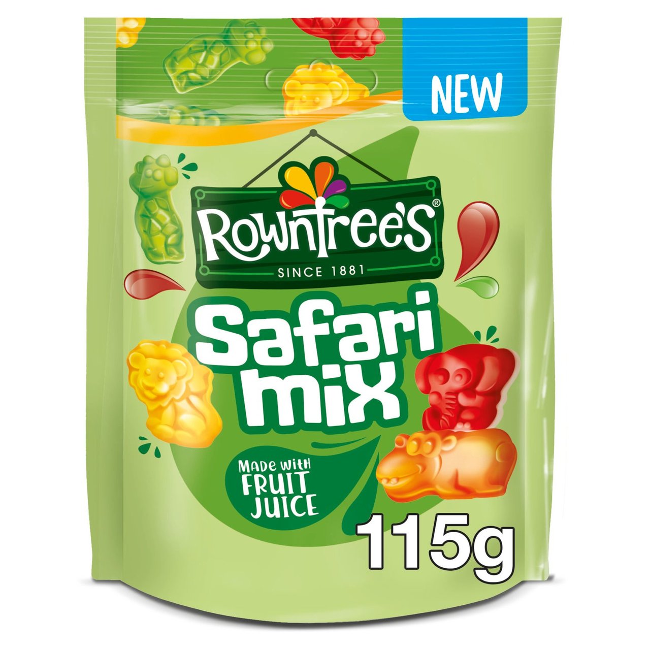 Rowntree's Safari Mix Sweets Sharing Bag  115g