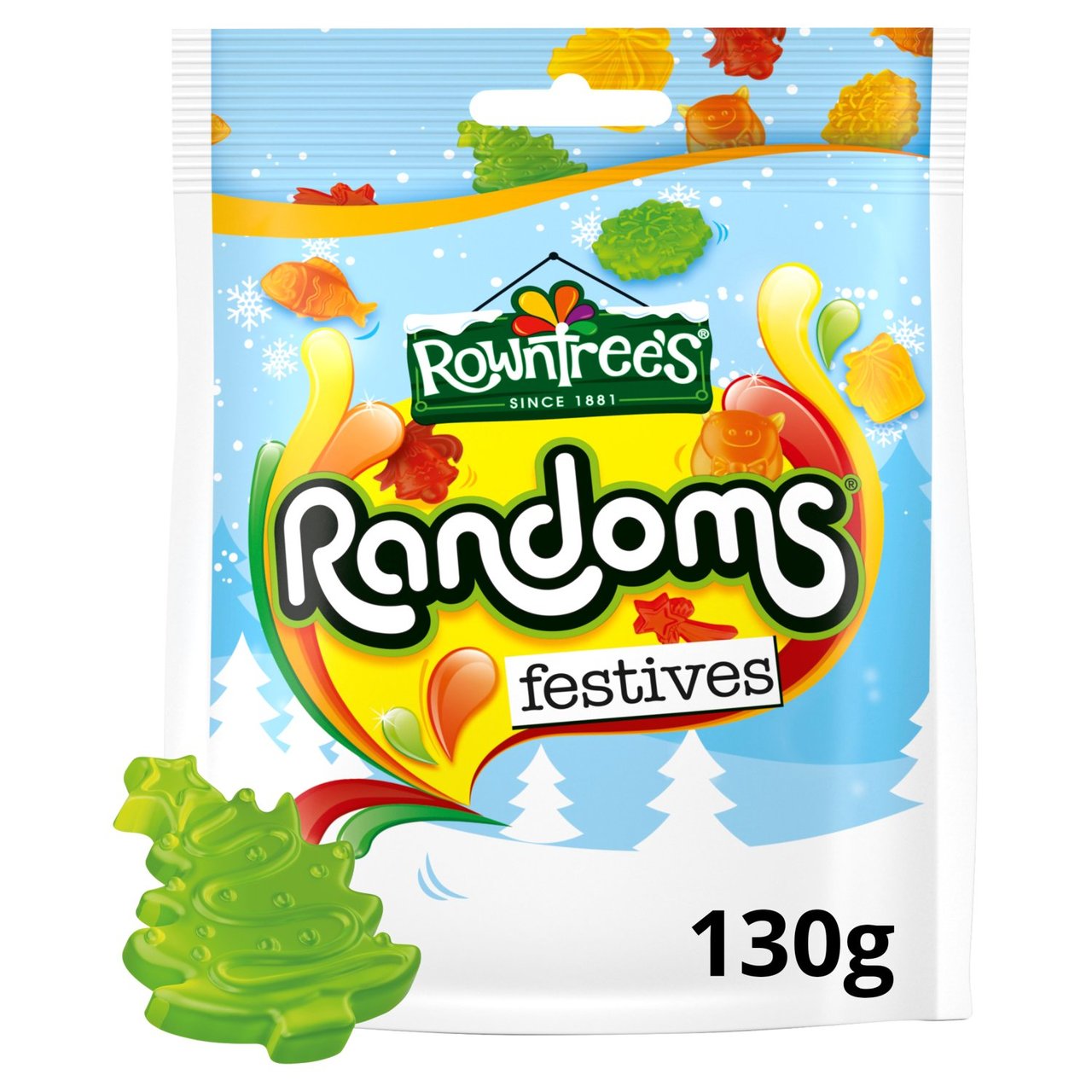 Rowntree's Randoms Festives Sweets Sharing Bag 130g