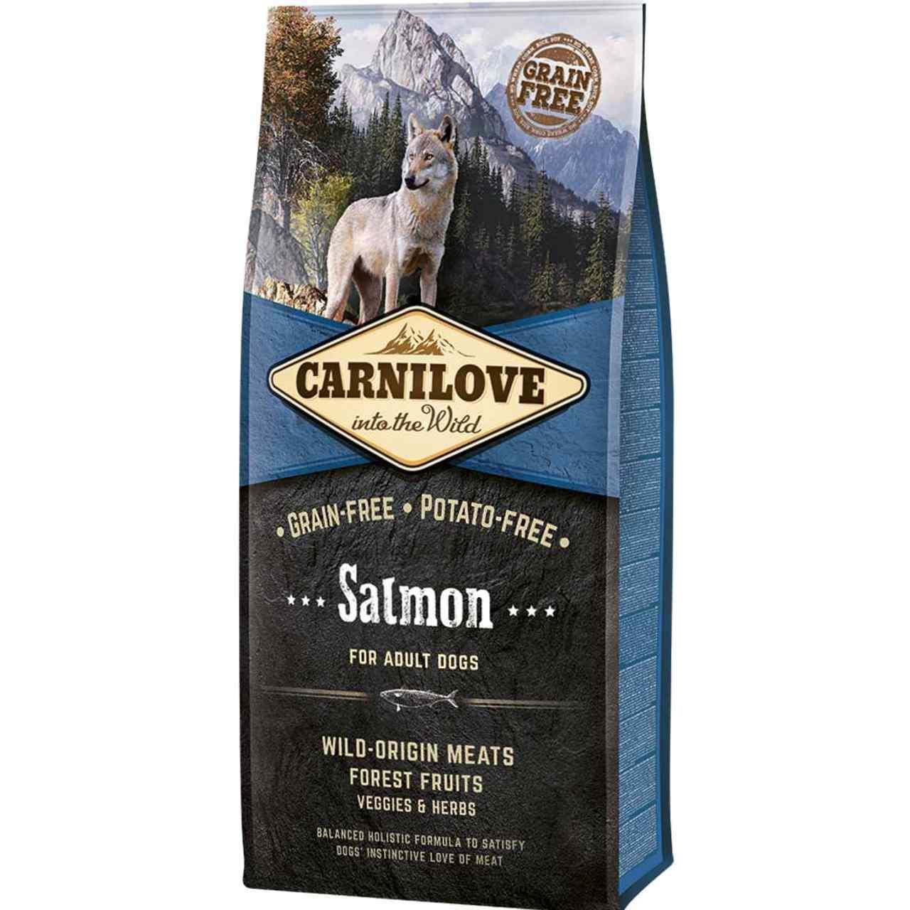 Carnilove Grain Free Adult Salmon Dry Dog Food