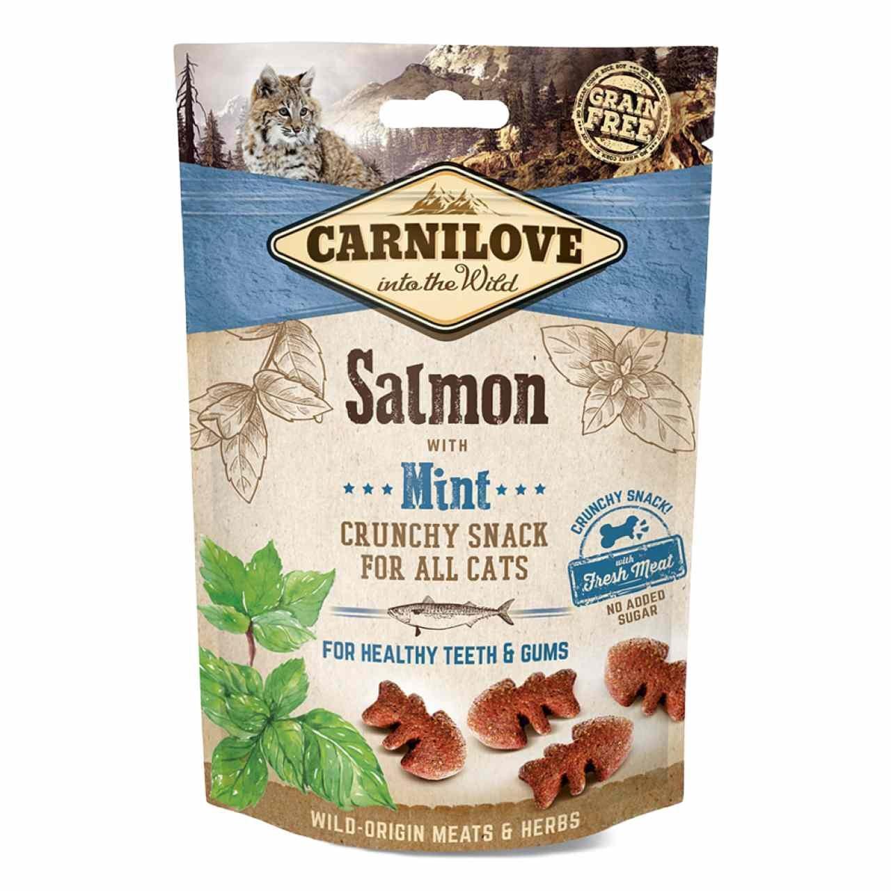 Carnilove Salmon with Mint Crunchy Cat Treats