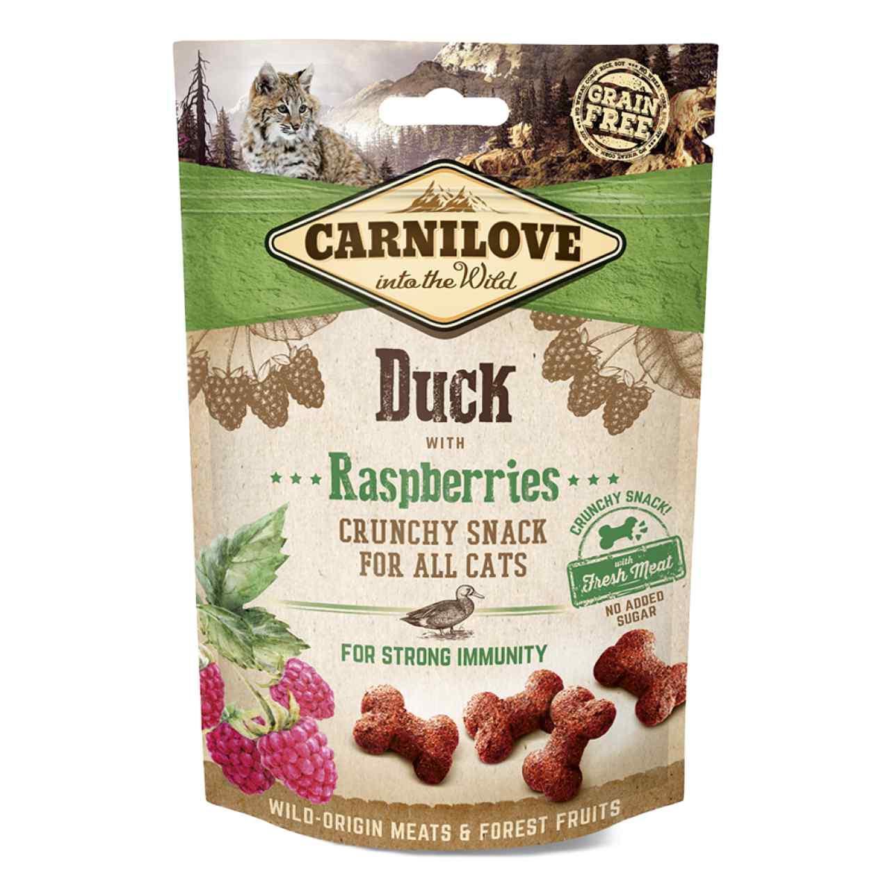 Carnilove Duck with Raspberries Crunchy Cat Treats