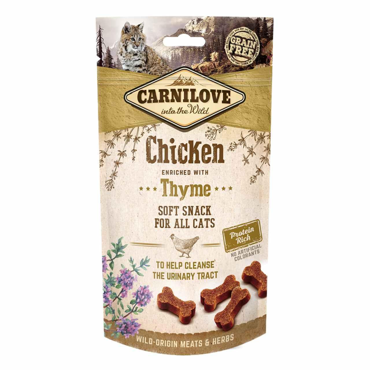 Carnilove Chicken with Thyme Semi Moist Cat Treats