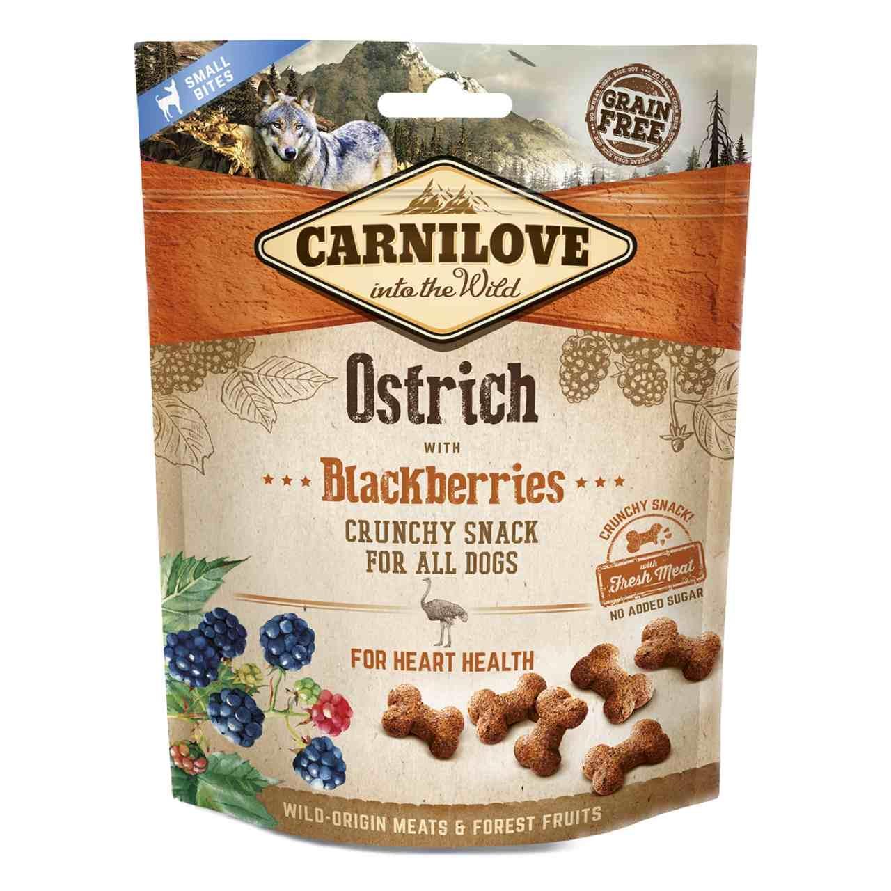 Carnilove Ostrich with Blackberries Crunchy Dog Treats