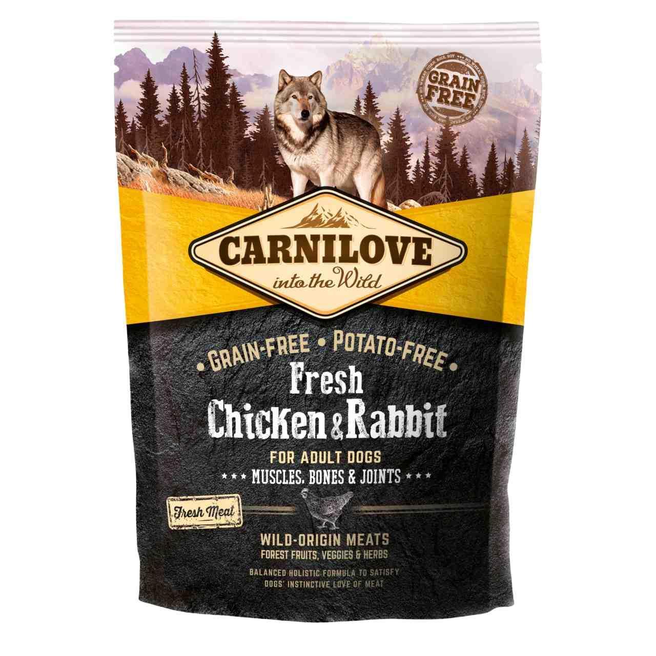 Carnilove Fresh Chicken & Rabbit Adult Dog Food