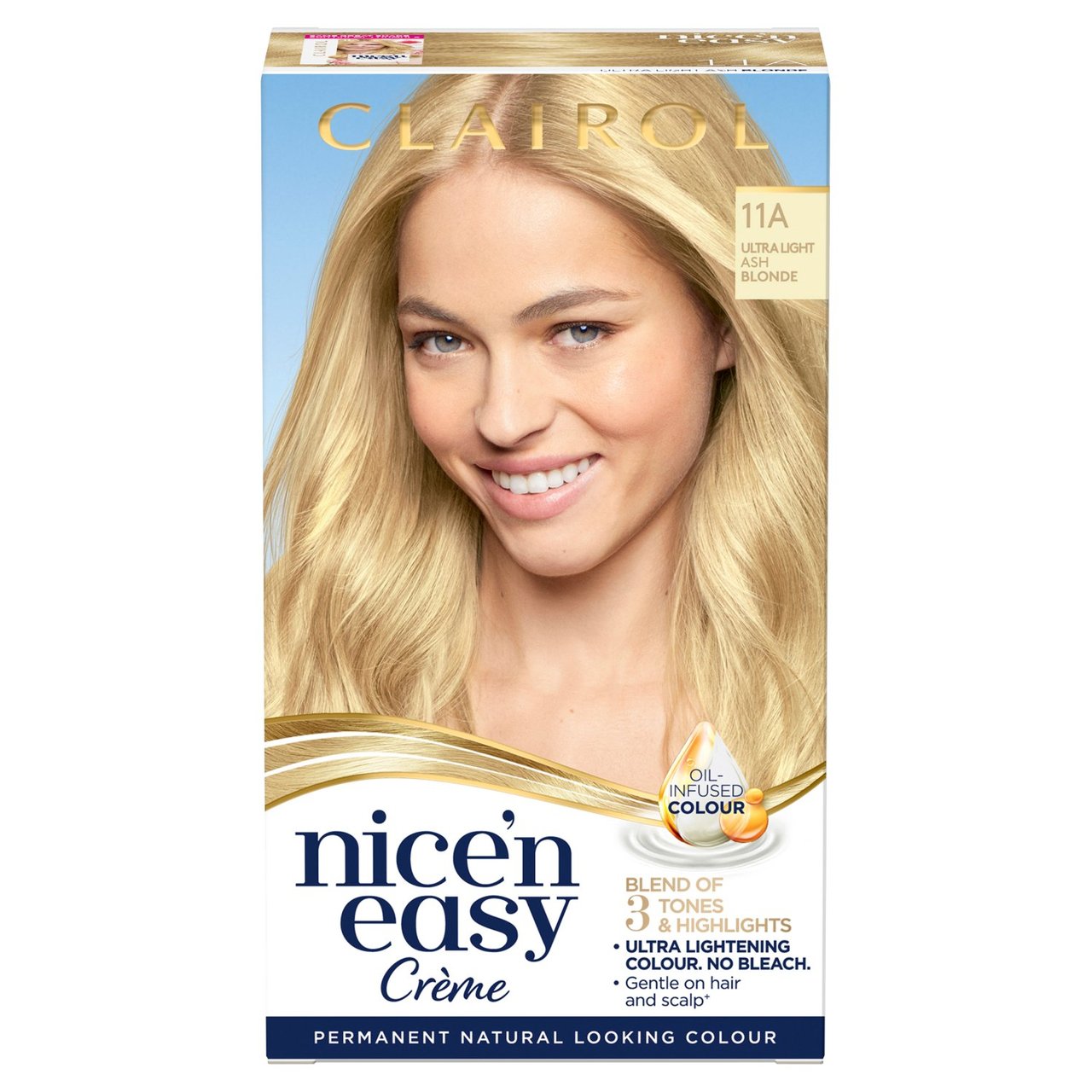 Clairol Nice'n Easy Hair Dye, 11A Ultra Light Ash Blonde