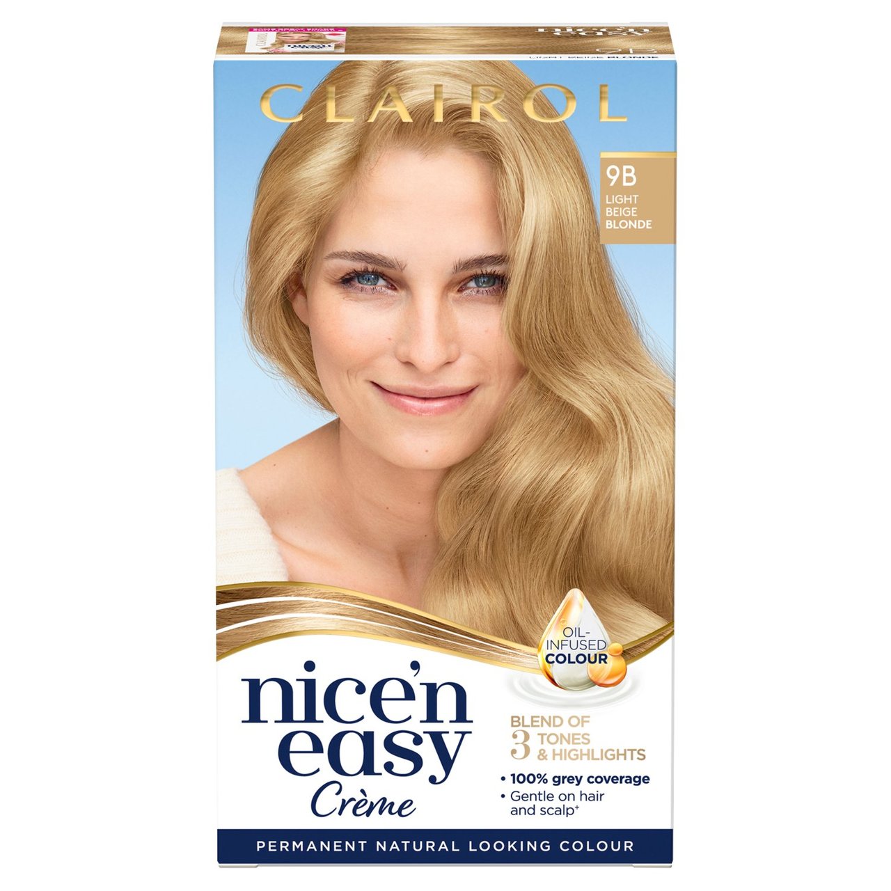 Nice 'N Easy Permanent Colour 103 Natural Light Beige Blonde Hair Dye 