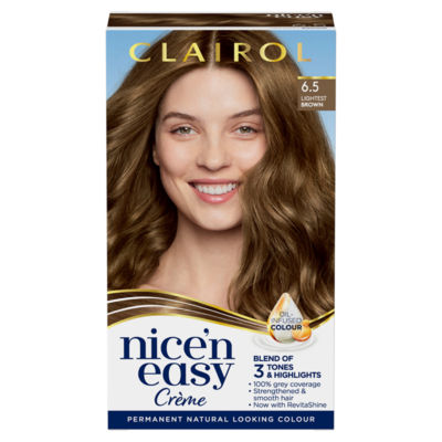 Clairol Nice’n Easy Permanent Hair Dye 6.5 Light Brown