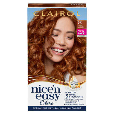 Nice 'N Easy Permanent Colour 6R Natural Light Auburn (110) Hair Dye 