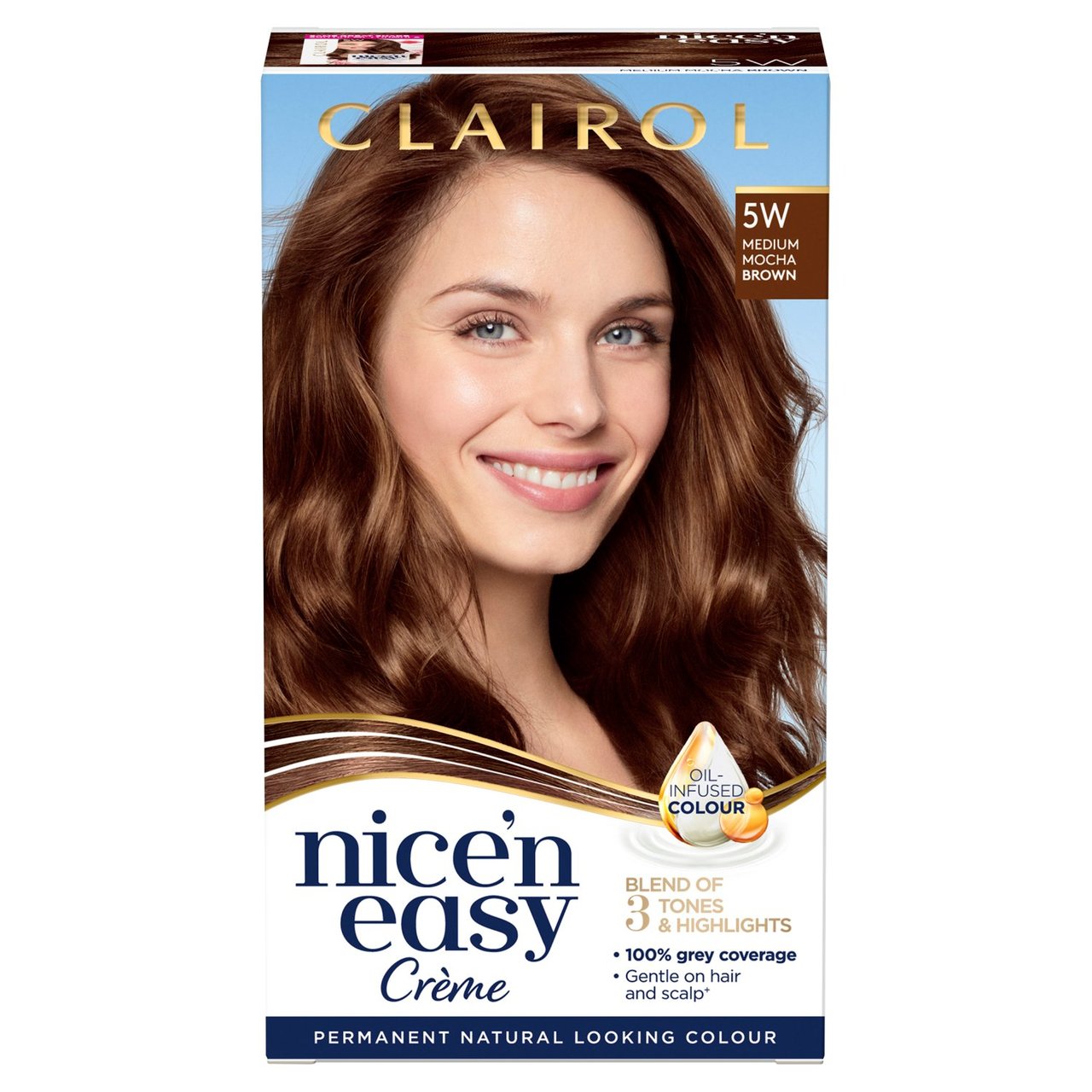 Nice 'N Easy Permanent Hair Colour 5W Natural Medium Caramel Brown (118B) 