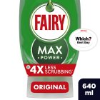 Fairy Max Power Washing Up Liquid 640ml