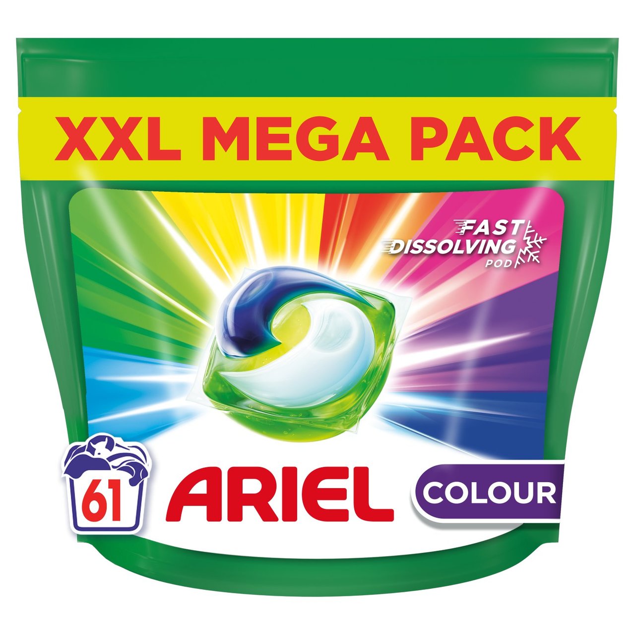 Ariel Colour All in1 Pods Washing Capsules 61 Washes