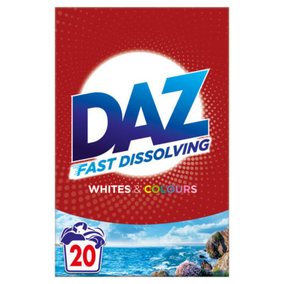 Daz Washing Powder 1.2 kg 20 Washes, Whites & Colours