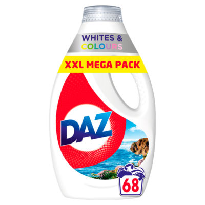 Daz Whites & Colours Washing Liquid 68 Washes 2.4L