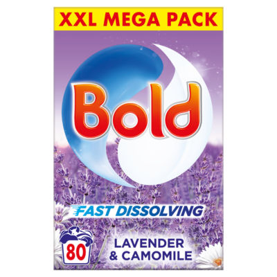 Bold Washing Powder 4.8kg, 80 Washes, Lavender & Camomile