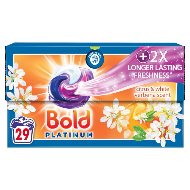 Bold Platinum PODS® Washing Liquid Capsules 29 Washes, Citrus & Verbena