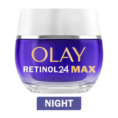 Olay Retinol 24 MAX* Night Cream Face Moisturiser +40% Glycerin. Anti Ageing Skincare, 50ml
